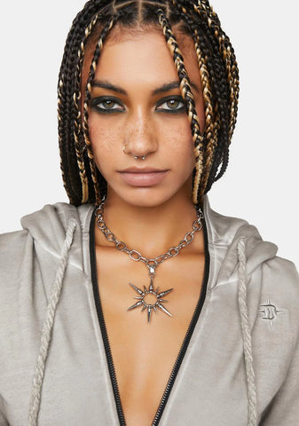 Compression Sun Chain Necklace