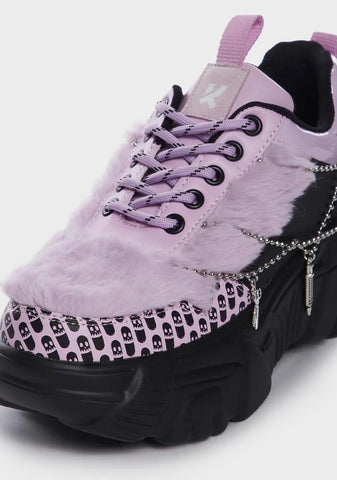 Blackberry Psycho Charm Trainers