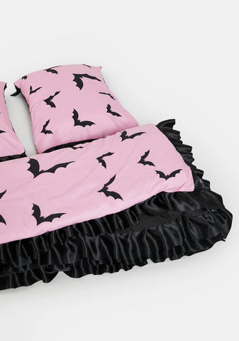 Sweet Bat Behavior Duvet Set