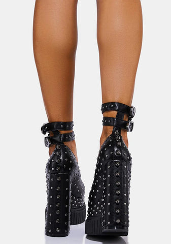 Skyscraper Creeper Platform Heels