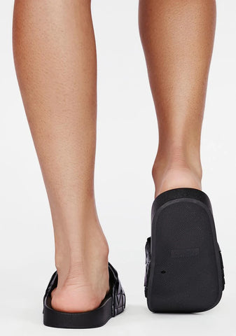 Designer Love Quilted Slides