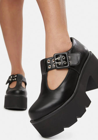 All Star Platform Mary Janes