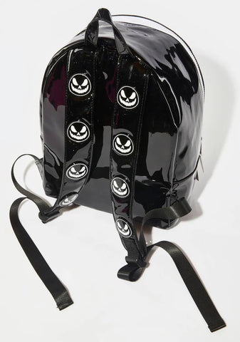 Skully Vinyl Backpack