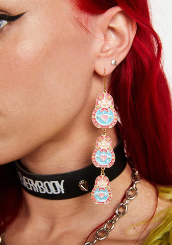 Baby Doll Drop Earrings