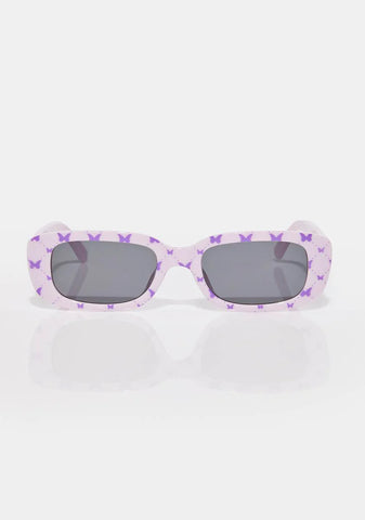 Iris Local Celeb Rectangle Sunglasses