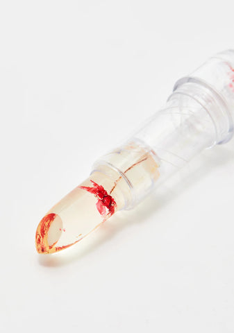 Red Color Changing Crystal Lip Balm
