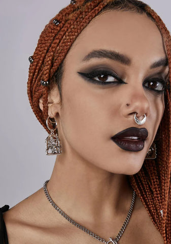 Twisted Lies Spider Earrings