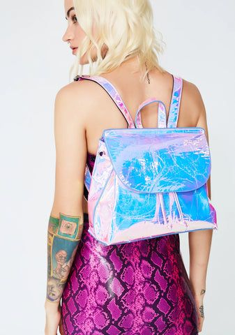 Pink Holo Backpack