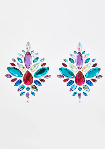 Confetti Rainbow Boob Jewels