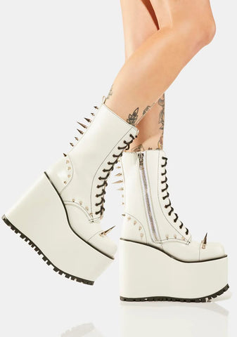 Radical Riot Spiked Platform Boots
