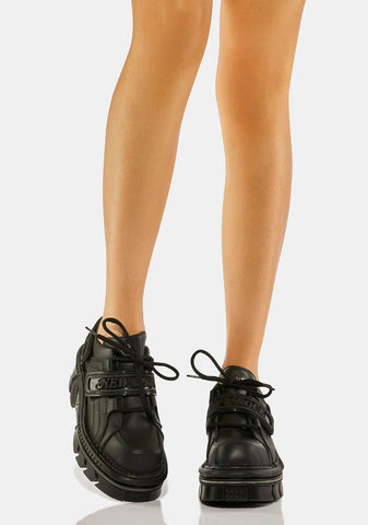 Techno C1 Leather Sneakers