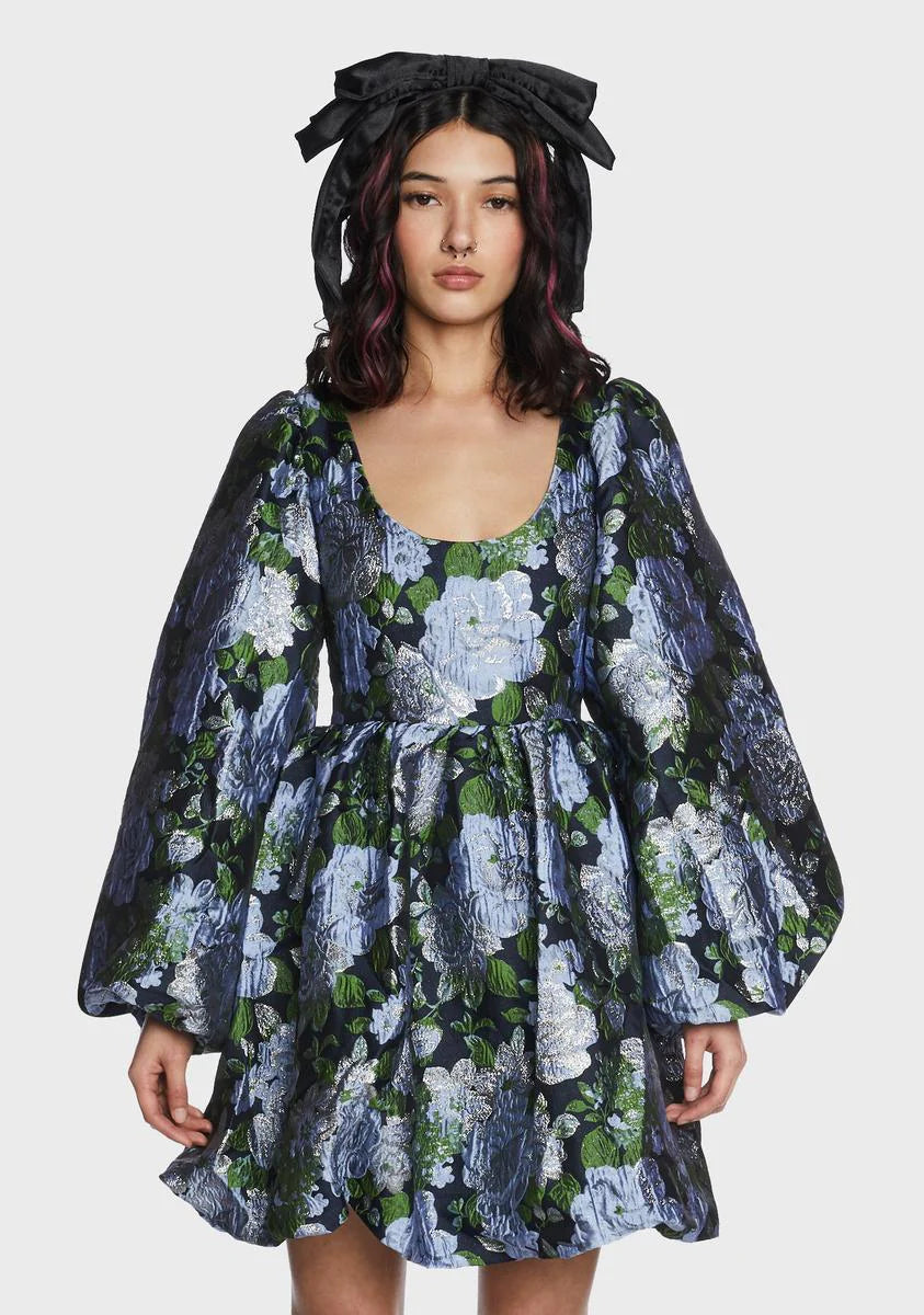 Natalia Jacquard Mini Dress