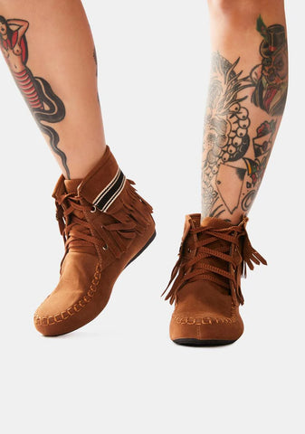 Rust Takin' It Easy Slipper Boots