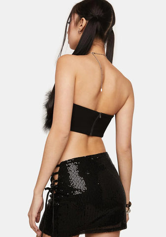 Skylar Sequin Mini Skirt