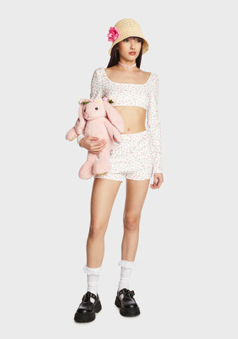 Among Beauty Shorts Set