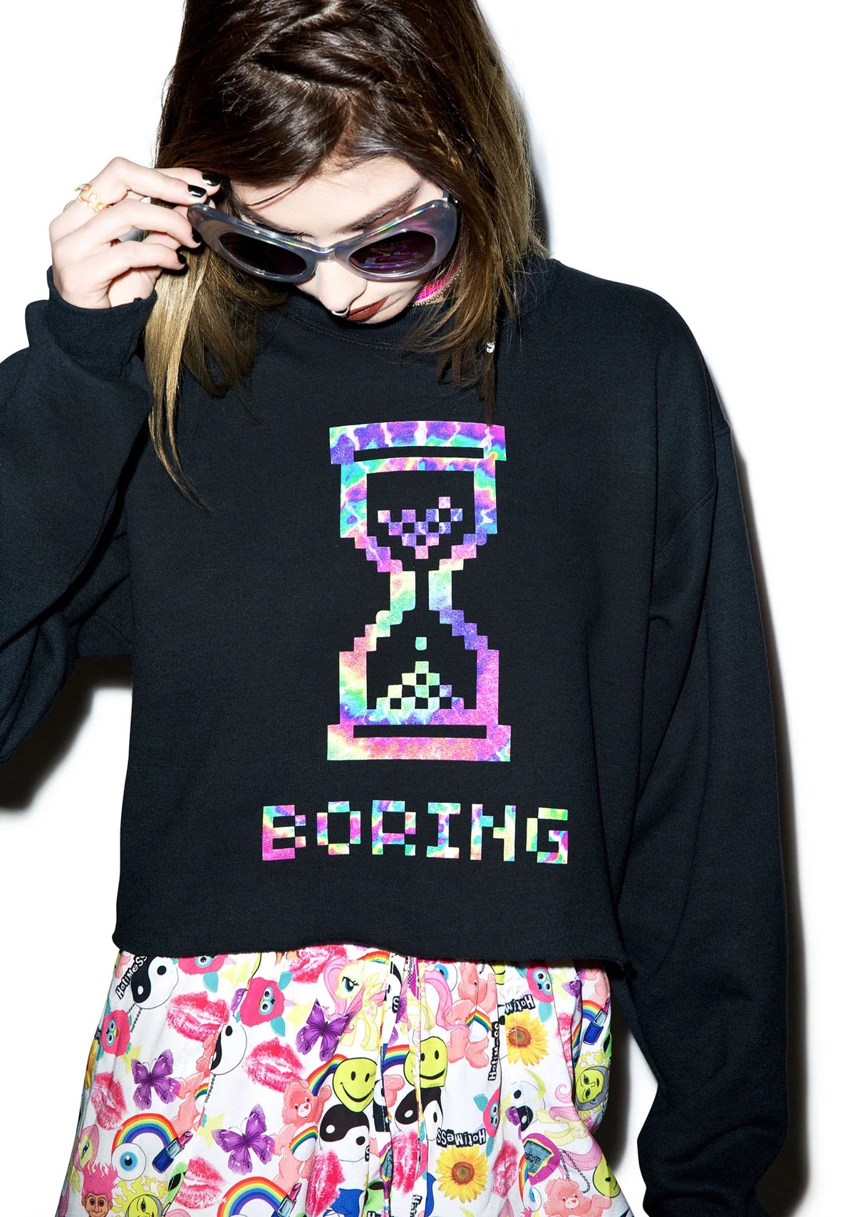Boring Crop Sweatshirt