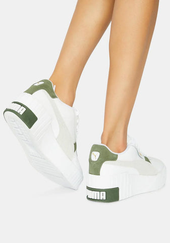 Cali Wedge Mix Sneakers