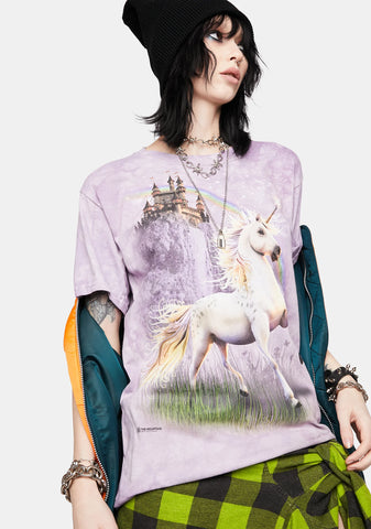 Unicorn Castle Graphic Tee