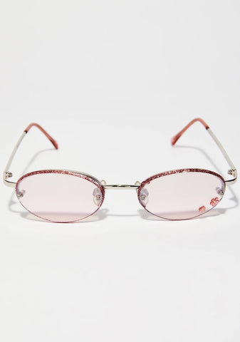 Just A Girl Flower Sunglasses
