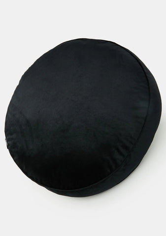 Morbid Moon Throw Pillow