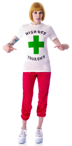 High Off Your Own Tee - White