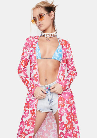 Aloha State Print Duster