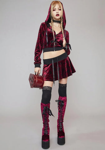 Heaven’s Outcasts Velour Hoodie