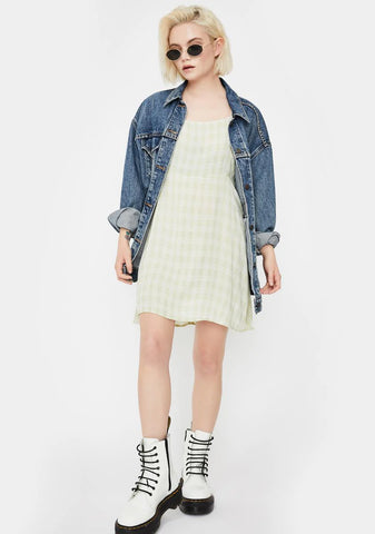 Sage Peky Mini Dress
