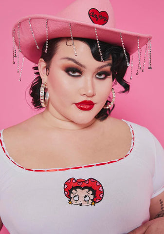 Plus A Little Ditty Ribbon Trim Tee