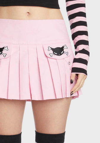 Against The Grain Pleated Skirt