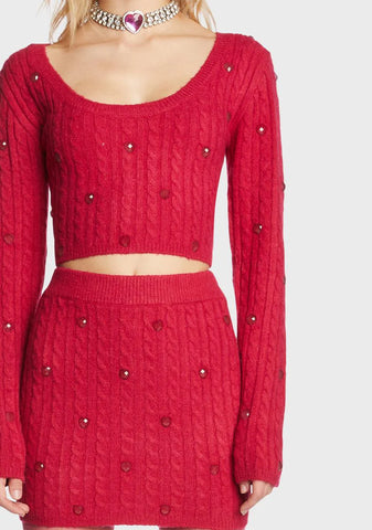 Love In The Air Knit Sweater