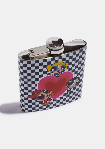 Better Together Checkered Flask