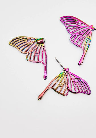 Noir My Metamorphosis Butterfly Earrings
