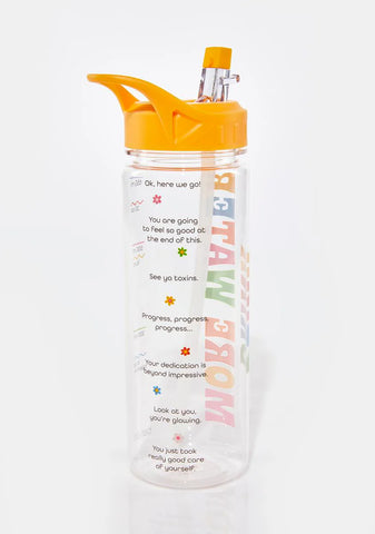 Work It Out Drink More Water Bottle