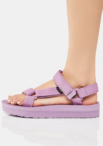 Dark Lavender Midform Universal Sandals