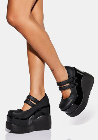 Void-37 Platform Mary Janes