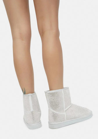 Silver Shining Steps Boots