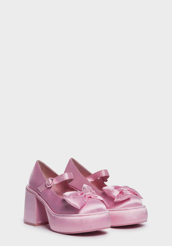 Sweet Bashful Bozo Platform Mary Janes