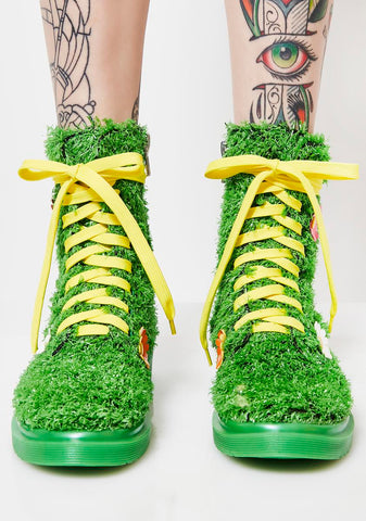 On My Turf Combat Boots