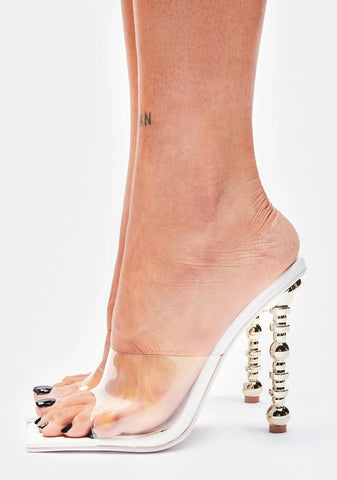Bliss Hottest Spot Clear Heels