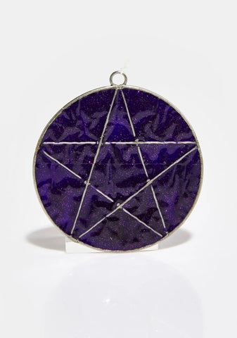 Mystical Pentagram Suncatcher