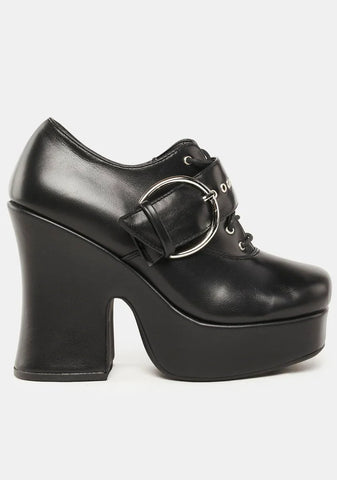 Different Conversation Chunky Platform Shoes