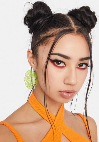 Tropic Like It's Hot Leaf Earrings