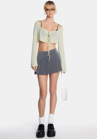 Gum Drop Cropped Cardigan