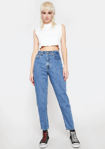 High Loose Taper Hold My Purse Denim Jeans