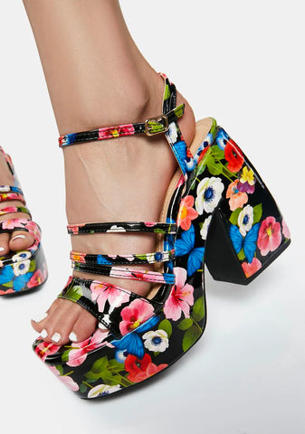 Summer Party Block Heels