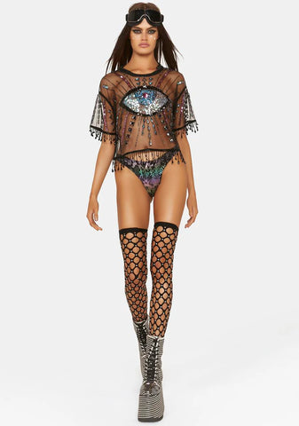 Fantasy Retreat Embellished Tee