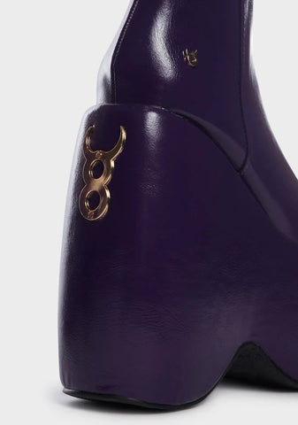 Plum Chemistry Crush Platform Boots