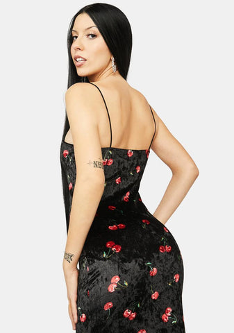 Trust Me Cherry Print Dress