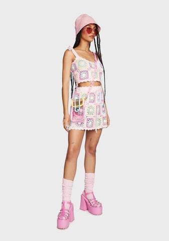 Soaked In Sunshine Crochet Tank